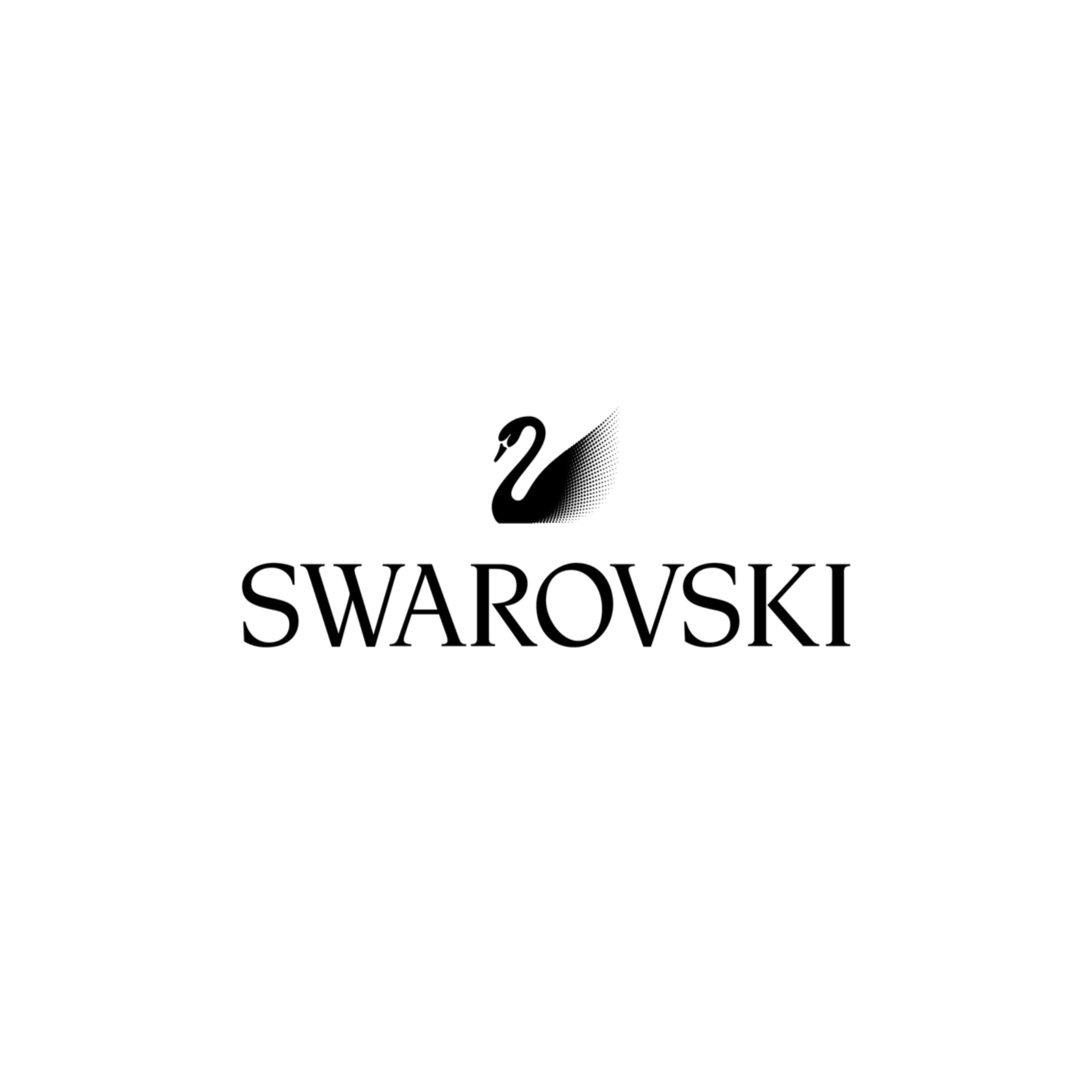 Logo da marca Swarovski disponível na May Ótica e Joalheria em Joinville