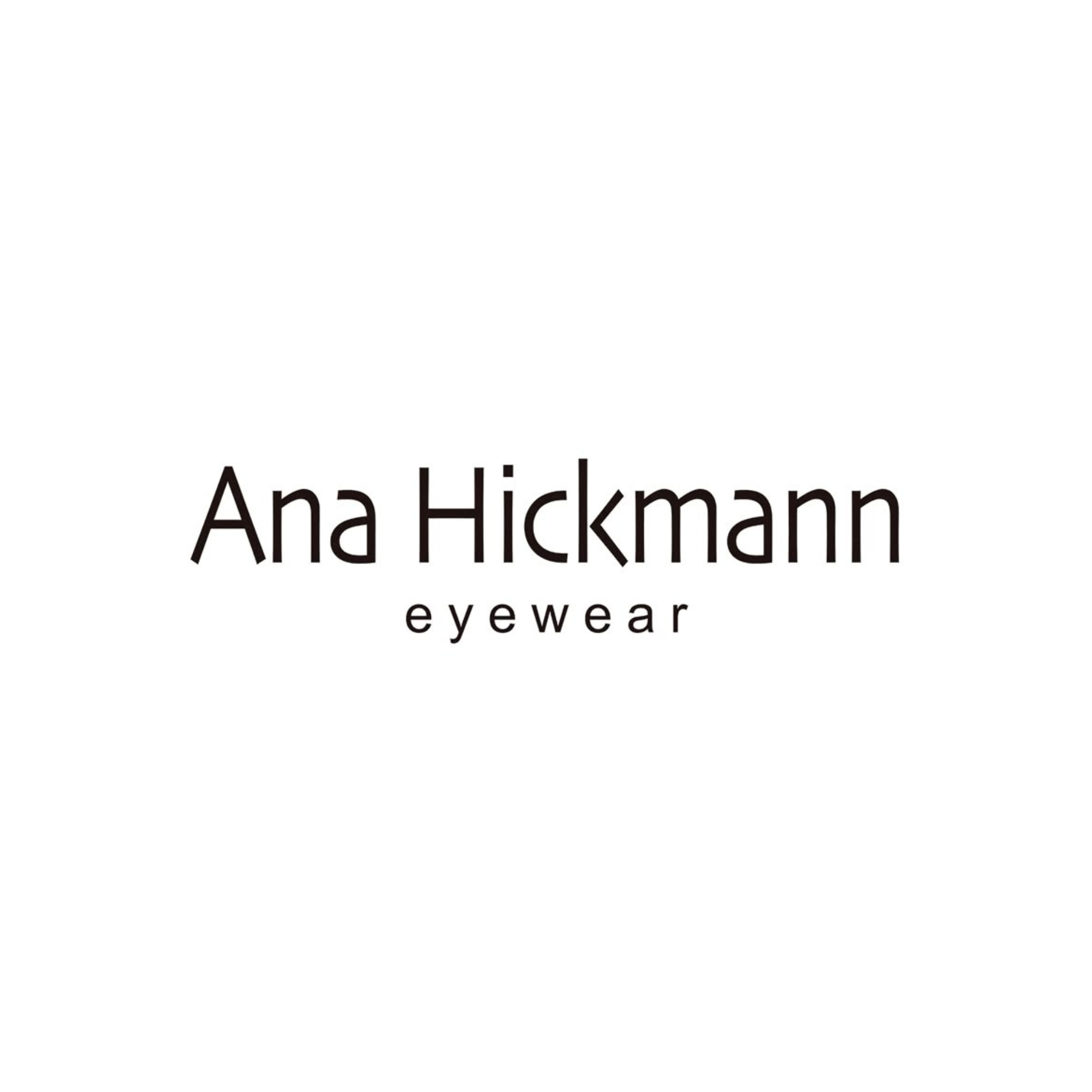 Logo da marca Ana Hickmann disponível na May Ótica e Joalheria em Joinville