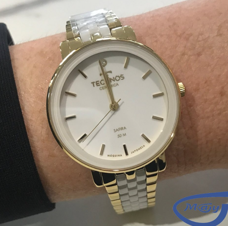 Relógio Feminino · Elegância Dourada